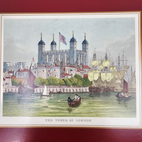 Vintage Pimpernel 2 Traditional Collection Cork Back Placemats London - Picture 4 of 8